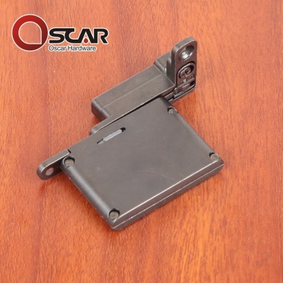 重型天地铰链玻璃门液压隐形缓冲柜门铰暗藏合页隐藏式天地铰链