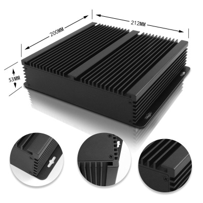 铝合金仪器外壳 加工铝型材仪表电子产品 迷你电脑工控主机 铝壳