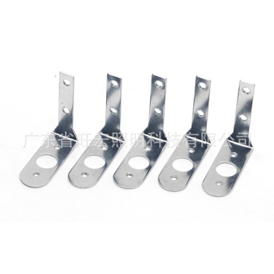 加厚直角90度角码灯饰挂画固定片不锈钢Z字形固定件弯角连接片