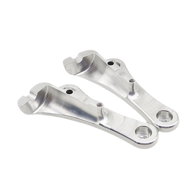 CNC精密机械五金机加工运动自行车配件左链接零件加工定制直销